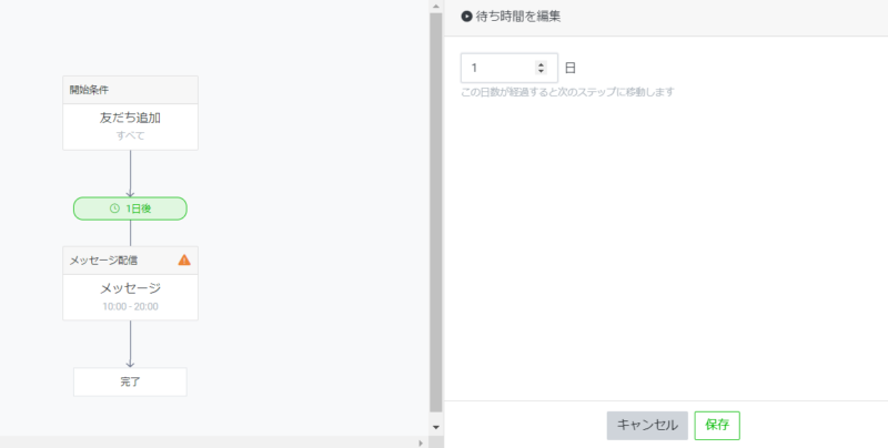 LINE公式アカウントのシナリオ配信時間